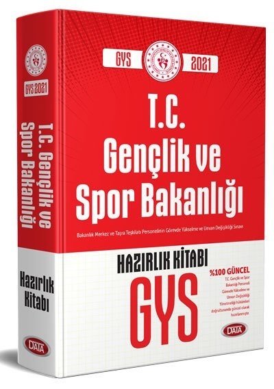 Data 2021 GYS Gençlik ve Spor Bakanlığı Konu Anlatımlı Hazırlık Kitabı Görevde Yükselme Data Yayınları