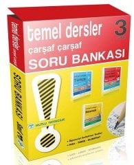 Mutlu 3. Sınıf Temel Dersler Çarşaf Çarşaf Soru Bankası 3 Kitap Set Mutlu Yayınları