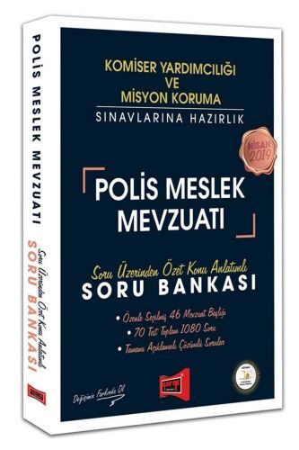 Yargı 2019 Komiser Yardımcılığı Misyon Koruma Sınavı POLİS MESLEK MEVZUATI Soru Bankası Yargı Yayınları