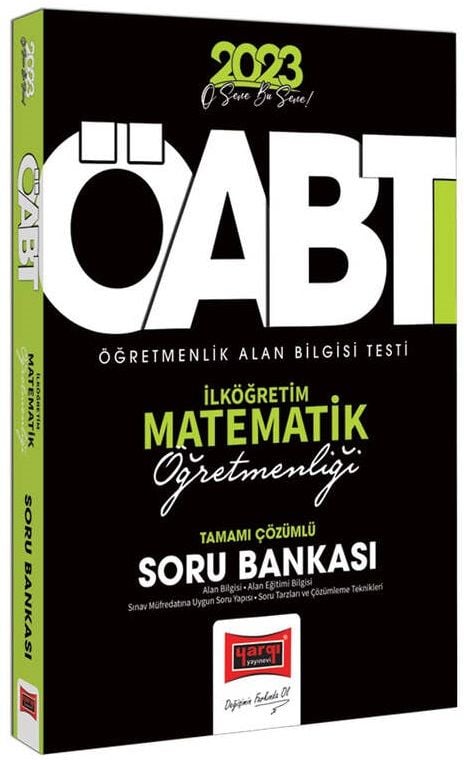 Yargı 2023 ÖABT İlköğretim Matematik Öğretmenliği Soru Bankası Yargı Yayınları