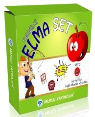 Mutlu 1. Sınıf İlkokuma Yazma Elma Serisi 11 Kitap Set Mutlu Yayınları