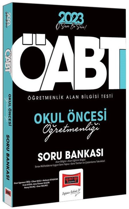 Yargı 2023 ÖABT Okul Öncesi Öğretmenliği Soru Bankası Yargı Yayınları