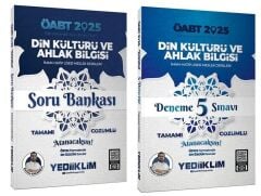 Yediiklim 2025 ÖABT Din Kültürü ve Ahlak Bilgisi Öğretmenliği Soru Bankası + 5 Deneme 2 li Set - Burhan Karakışla Yediiklim Yayınları