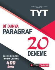 Pegem YKS TYT Bi Dünya Paragraf 20 Deneme Pegem Yayınları