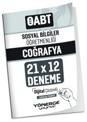 Yönerge ÖABT Sosyal Bilgiler Öğretmenliği Coğrafya 21x12 Deneme Çözümlü - Göktuğ Yılmaz Yönerge Yayınları