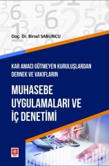 Ekin Muhasebe Uygulamaları ve İç Denetimi - Birsel Sabuncu Ekin Yayınları