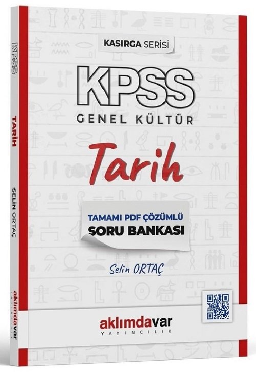 SÜPER FİYAT - Aklımdavar KPSS Tarih Kasırga Soru Bankası PDF Çözümlü - Selin Ortaç Aklımdavar Yayıncılık