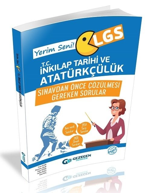 Gezegen LGS TC İnkılap Tarihi ve Atatürkçülük Yerim Seni Soru Bankası Gezegen Yayınları