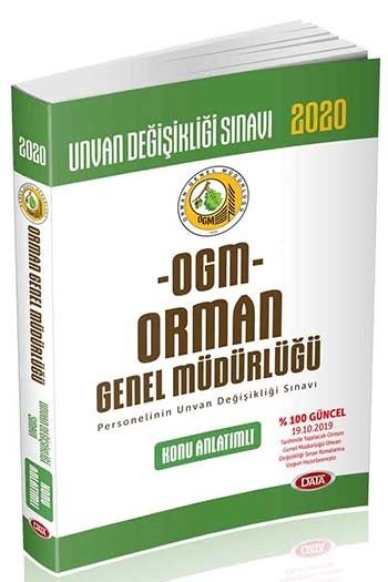 SÜPER FİYAT - Data 2020 GYS OGM Orman Genel Müdürlüğü Konu Anlatımlı Ünvan Değişikliği Data Yayınları