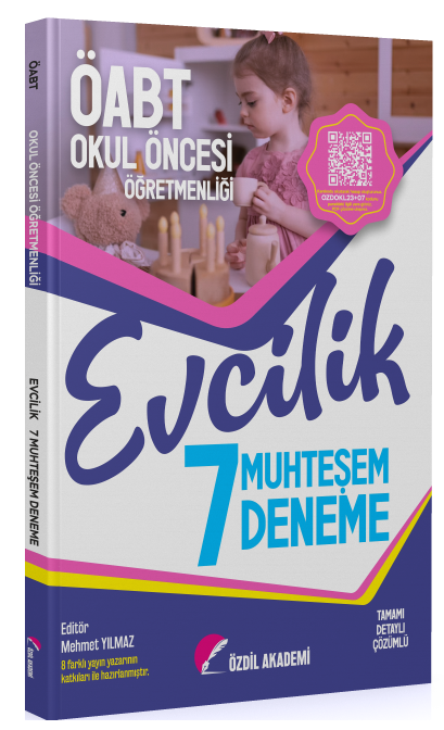 Özdil Akademi ÖABT Okul Öncesi Öğretmenliği Evcilik Muhteşem 7 Deneme - Mehmet Yılmaz Özdil Akademi