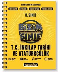 Startfen 8. Sınıf TC İnkılap Tarihi ve Atatürkçülük Bizim Sınıf Defter Startfen Yayınları