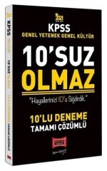 Yargı 2021 KPSS Genel Yetenek Genel Kültür 10 suz Olmaz 10 Deneme Çözümlü Yargı Yayınları