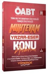 Yönerge ÖABT Türkçe-Türk Dili Edebiyatı Muhtevam Yazar Eser Konu Anlatımı Yönerge Yayınları