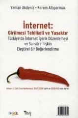 İmaj Internet:Girilmesi Tehlikeli ve Yasaktır - Yaman Akdeniz, Kerem Altıparmak İmaj Yayınları