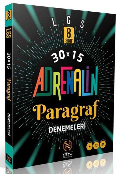 En Yayınları 8. Sınıf LGS Paragraf Adrenalin 30x15 Denemeleri En Yayınları