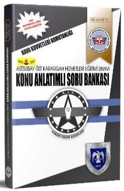 Askeri Sınav Hava Kuvvetleri Komutanlığı Astsubay Üst Karargah Hizmetleri Eğitimi Sınavı Konu Anlatımlı Soru Bankası KHD-13 Askeri Sınav Kitapları