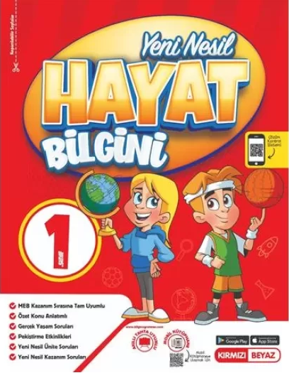 Kırmızı Beyaz 1. Sınıf Hayat Bilgisi Bilgini Kırmızı Beyaz Yayınları