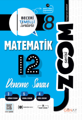 Günay 8. Sınıf LGS Matematik Zoom 12 Deneme Günay Yayınları