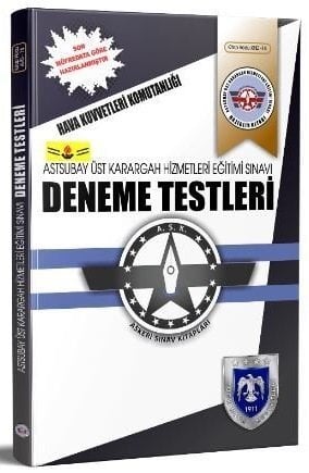 Askeri Sınav Hava Kuvvetleri Astsubay Üst Karargah Hizmetleri Eğitimi Sınavı Deneme Testleri Askeri Sınav Kitapları