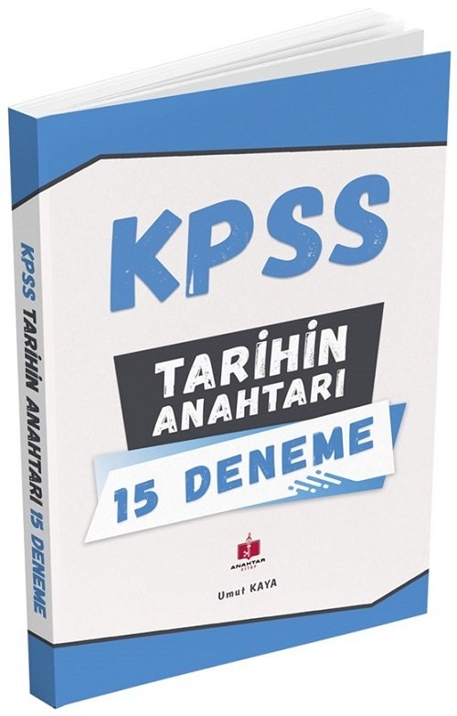 Anahtar Kitap KPSS Tarihin Anahtarı 15 Deneme - Umut Kaya Anahtar Kitap