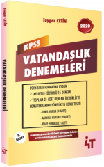 4T Yayınları 2020 KPSS Vatandaşlık Denemeleri Çözümlü 2. Baskı 4T Yayınları