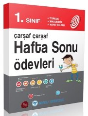 Mutlu 1. Sınıf Çarşaf Çarşaf Hafta Sonu Ödevleri Mutlu Yayınları