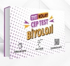 Karekök YKS TYT Biyoloji Kolay Cep Test Karekök Yayınları