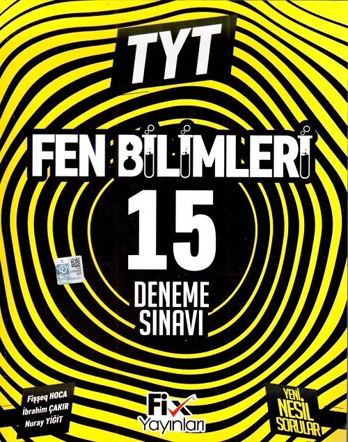 Fix Yayınları YKS TYT Fen Bilimleri 15 Deneme Fix Yayınları