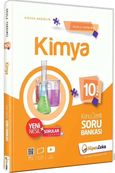 Hiper Zeka 10. Sınıf Kimya Konu Özetli Soru Bankası Hiper Zeka Yayınları