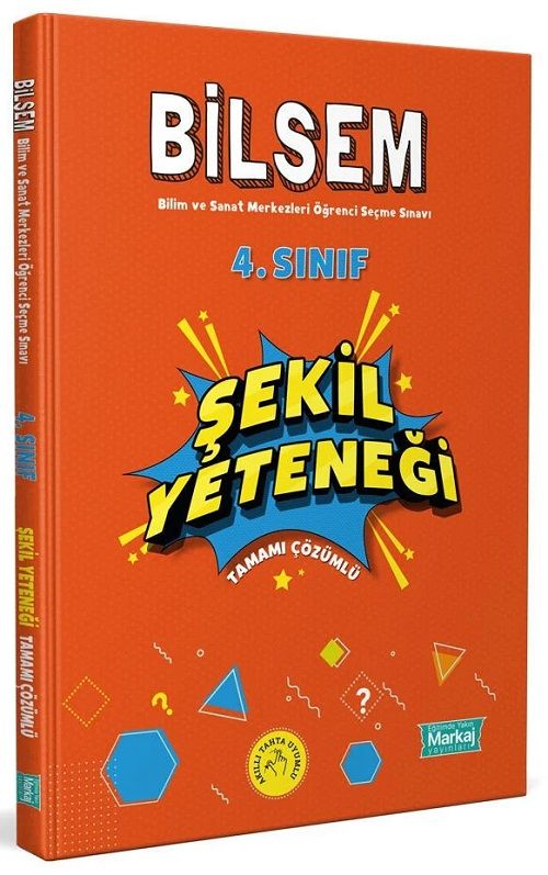 Markaj 4. Sınıf Şekil Yeteneği Çözümlü Markaj Yayınları