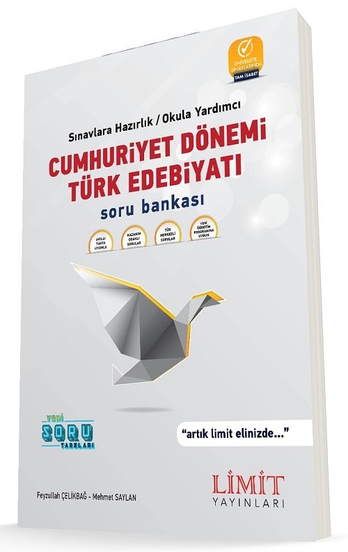 Limit YKS AYT Cumhuriyet Dönemi Türk Edebiyatı Soru Bankası Limit Yayınları