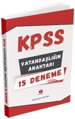 Anahtar Kitap KPSS Vatandaşlık Vatandaşlığın Anahtarı 15 Deneme - Abdülkadir Ceylan Anahtar Kitap