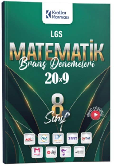 Krallar Karması LGS Matematik 20x9 Branş Denemeleri Krallar Karması