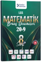 Krallar Karması LGS Matematik 20x9 Branş Denemeleri Krallar Karması