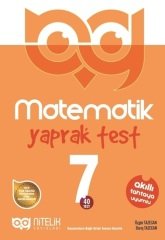 Nitelik 7. Sınıf Matematik Yaprak Test Nitelik Yayınları