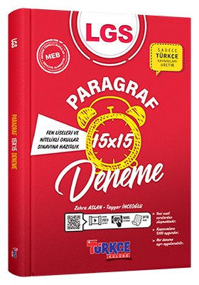 Türkçe Kulübü 8. Sınıf LGS Paragraf 15x15 Deneme Türkçe Kulübü Yayınları