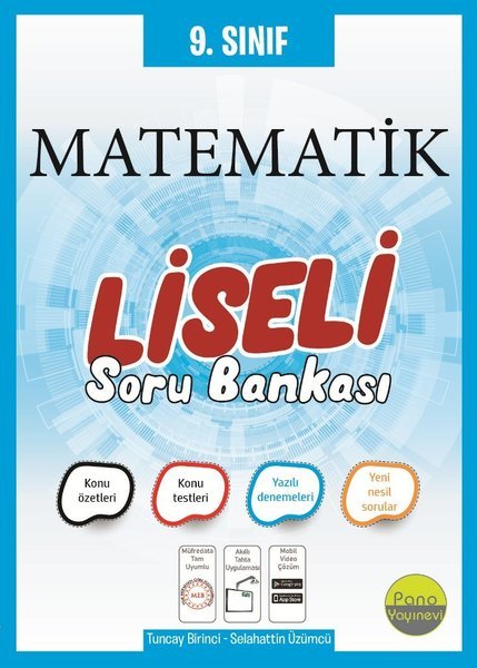 Pano 9. Sınıf Matematik Liseli Soru Bankası Pano Yayınevi