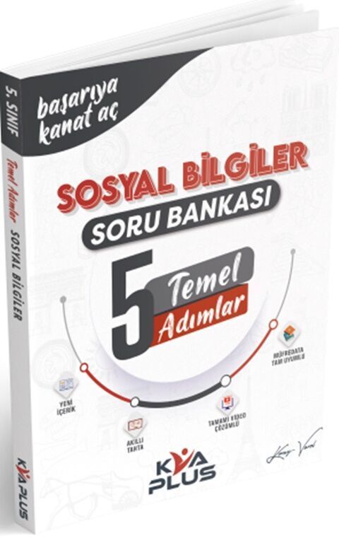 KVA Plus 5. Sınıf Sosyal Bilgiler Temel Adımlar Soru Bankası KVA Plus Yayınları