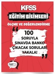 ÖABT TV KPSS Eğitim Bilimleri Ölçme Değerlendirme Banko 100 Soru ÖABT TV Yayınları