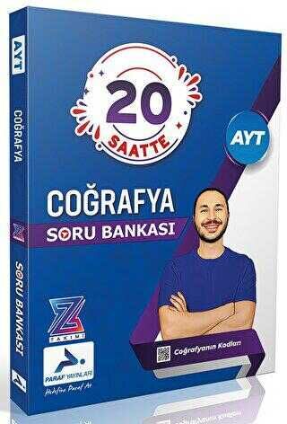 Paraf YKS AYT Coğrafya Z Takımı 20 Saatte Soru Bankası Paraf Yayınları