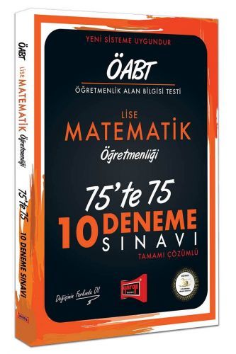 Yargı 2019 ÖABT Lise Matematik Öğretmenliği 75 te 75 10 Deneme Sınavı Yargı Yayınları