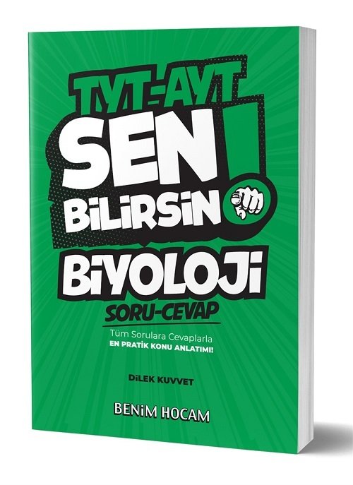 Benim Hocam 2020 YKS TYT AYT Biyoloji Sen Bilirsin Soru ve Cevap Kitabı Dilek Kuvvet Benim Hocam Yayınları