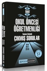 Pegem 2019 ÖABT Okul Öncesi Öğretmenliği Çıkmış Sorular Çözümlü Pegem Akademi Yayınları