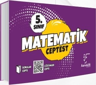 Karekök 5. Sınıf Matematik Cep Test Karekök Yayınları