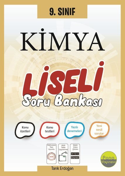 Pano 9. Sınıf Kimya Liseli Soru Bankası Pano Yayınevi