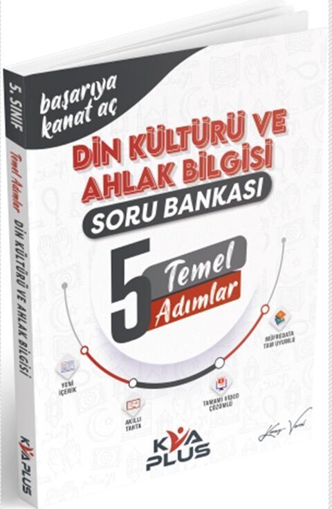 KVA Plus 5. Sınıf Din Kültürü ve Ahlak Bilgisi Temel Adımlar Soru Bankası KVA Plus Yayınları