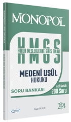 Monopol 2024 HMGS Medeni Usul Hukuku Soru Bankası - Alper Bulur Monopol Yayınları