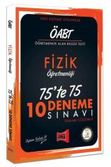 SÜPER FİYAT - Yargı 2019 ÖABT Fizik Öğretmenliği 75 te 75 10 Deneme Sınavı Yargı Yayınları