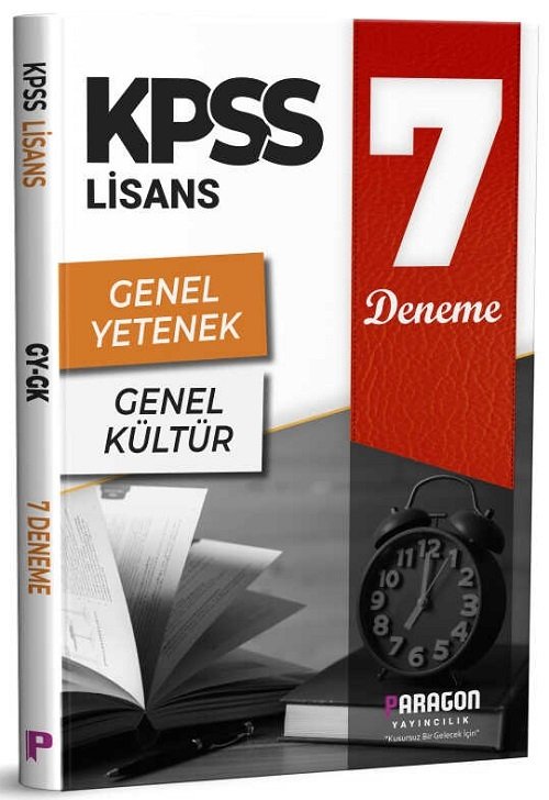 Paragon KPSS Genel Yetenek Genel Kültür Lisans 7 Deneme Paragon Yayıncılık