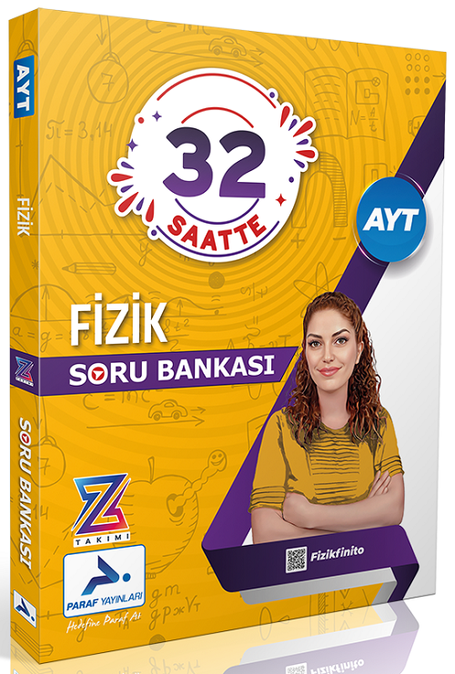 Paraf YKS AYT Fizik Z Takımı 32 Saatte Soru Bankası Paraf Yayınları